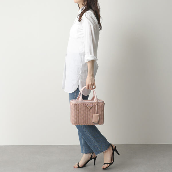 プラダ かごバッグ コピー1BG835 2E28 F0333 WOY バスケット夏 バッグ